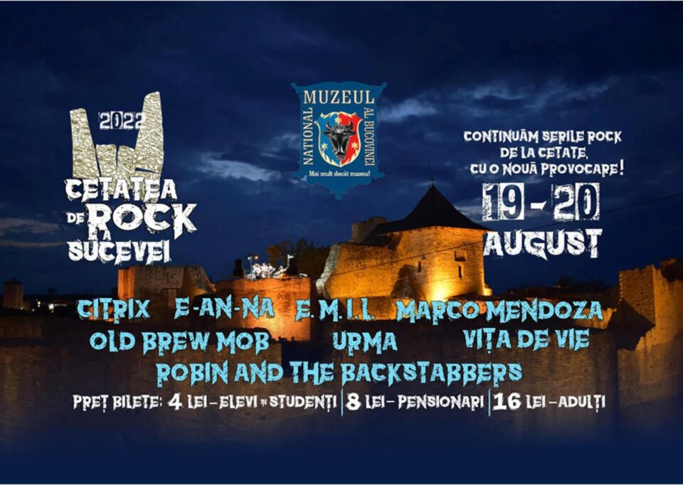 Vița de Vie, Urma și E.M.I.L., printre invitați, la „Cetatea de ROCK a Sucevei”