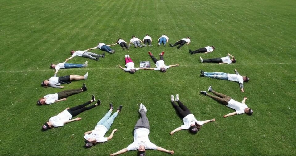 Flash-mob-ul elevilor de la Câmpulung