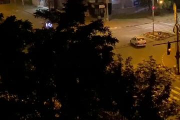 Drifturi în sensul giratoriu din Burdujeni