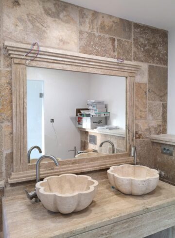 Lavoare de calitate cu un design deosebit, din granit prelucrat