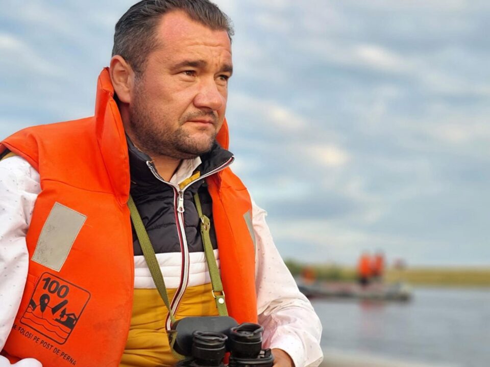 Radu Reziuc, primarul comunei Mitocu Dragomirnei, care a participat activ la acțiunile de căutare