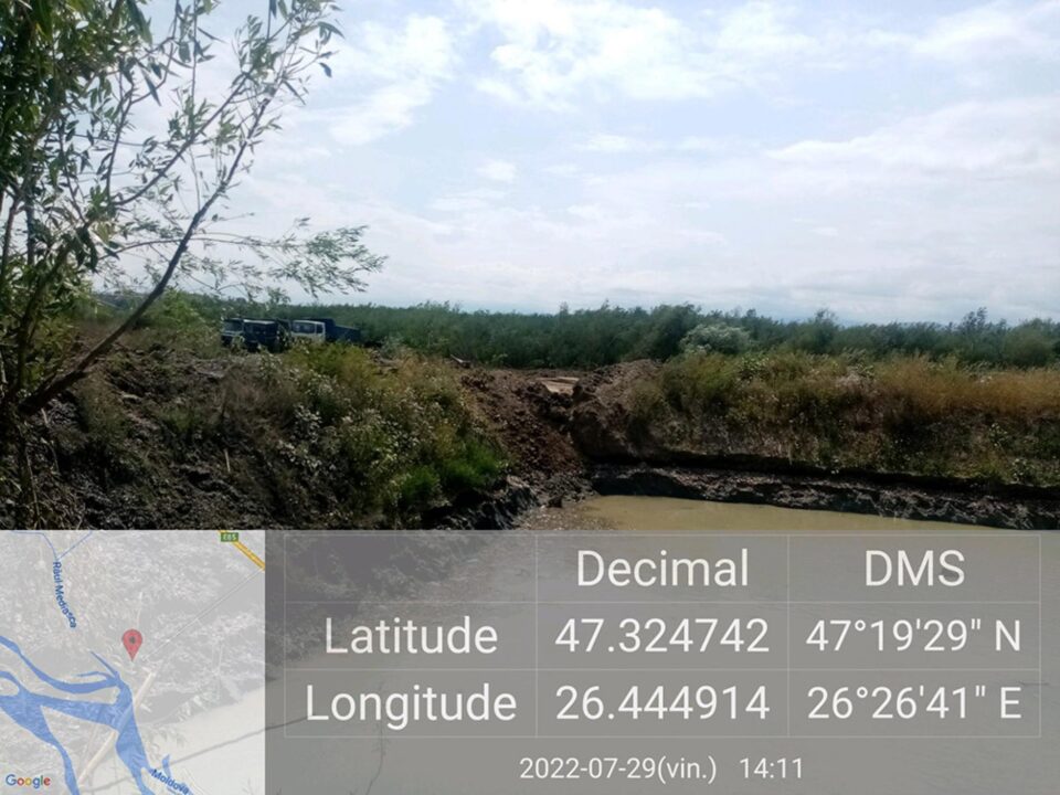 Amenzi de 65.000 de lei pentru administratorii unei balastiere din Forăști