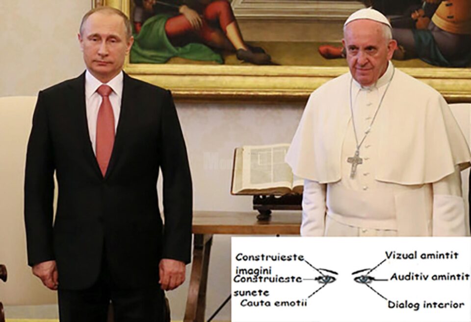Limbajul nonverbal la Papa Francisc și Vladimir Putin
