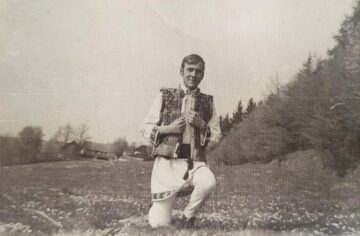 Vasile Lucan în tinerețe
