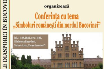 Conferința „Simboluri românești din nordul Bucovinei”, la Biblioteca Bucovinei