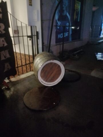 Distrugeri din centrul Suceavei