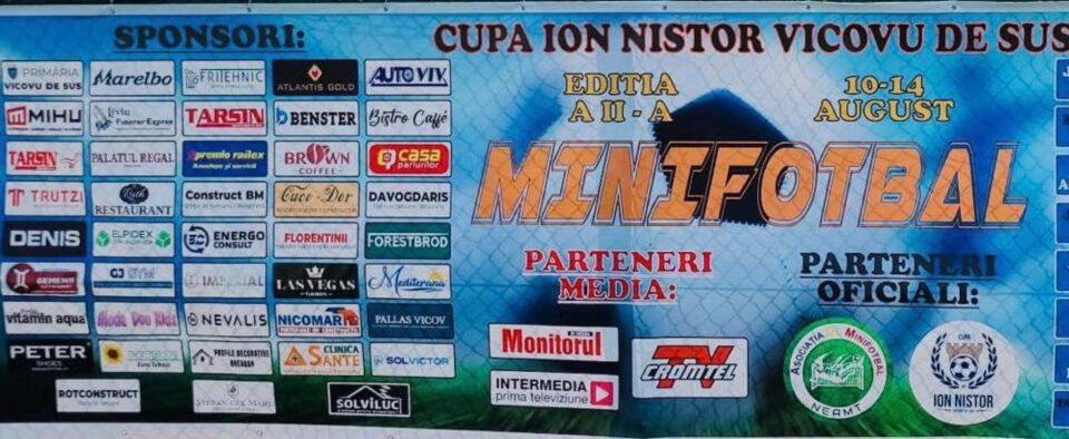 Competitia de minifotbal din Vicovu de Sus a devenit una dintre cele mai tari din Romania Competitia de minifotbal din Vicovu de Sus a devenit una dintre cele mai tari din Romania
