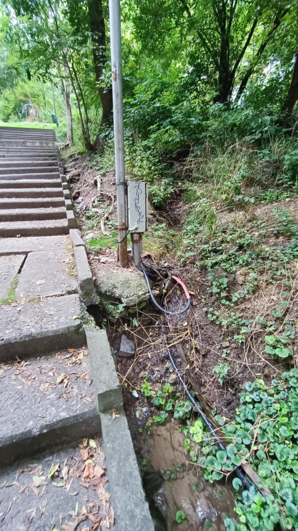 Un nou ”râu” a răsărit în parcul Șipote