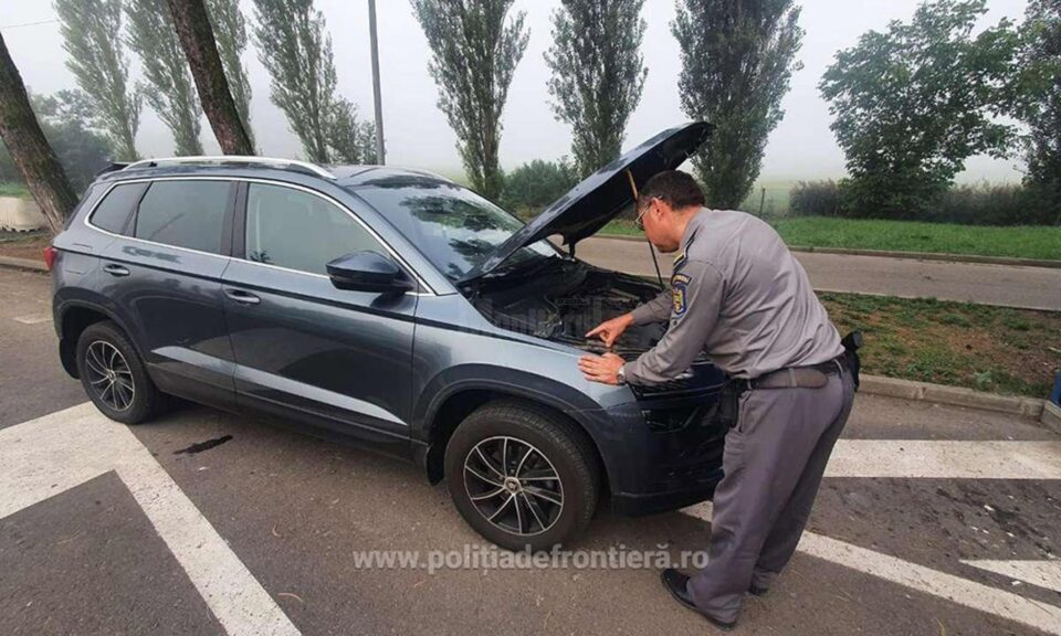 Mașină care figura ca furată în Cehia, descoperită în PTF Siret