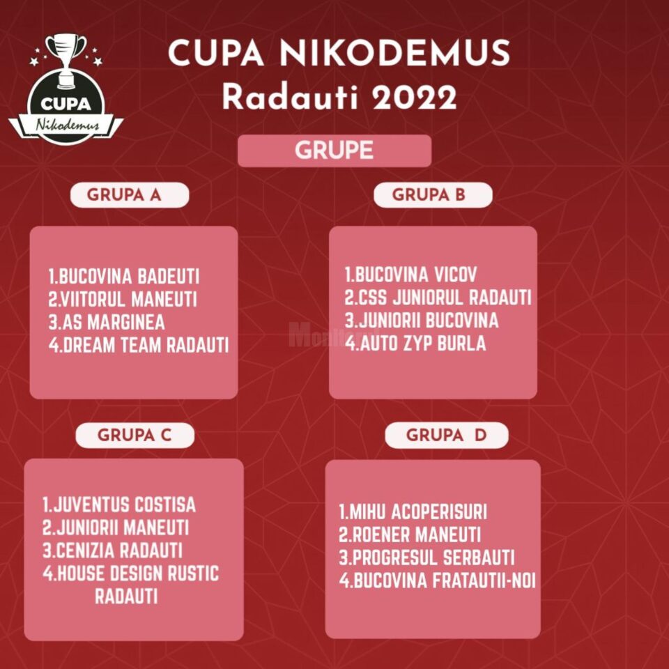 Cupa Nikodemus la minifotbal, la start