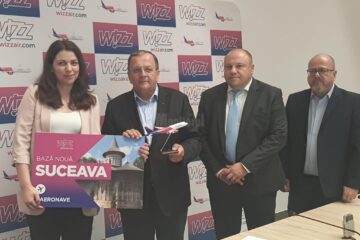Wizz Air anunță deschiderea bazei sale din Suceava