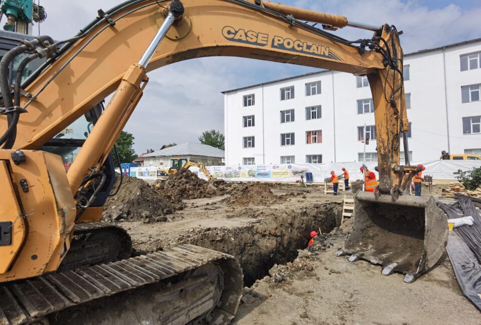 Șantierul unde a început realizarea primei „creșe verzi” din România de către Simion Tehnoconstruct 1