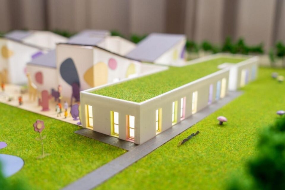 Proiectul 3D al viitoarei creșe verzi din Fălticeni, prima din țară la care a început construcția