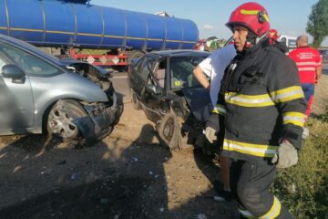 Doi tineri au ajuns la spital în urma unui accident petrecut la Spătărești