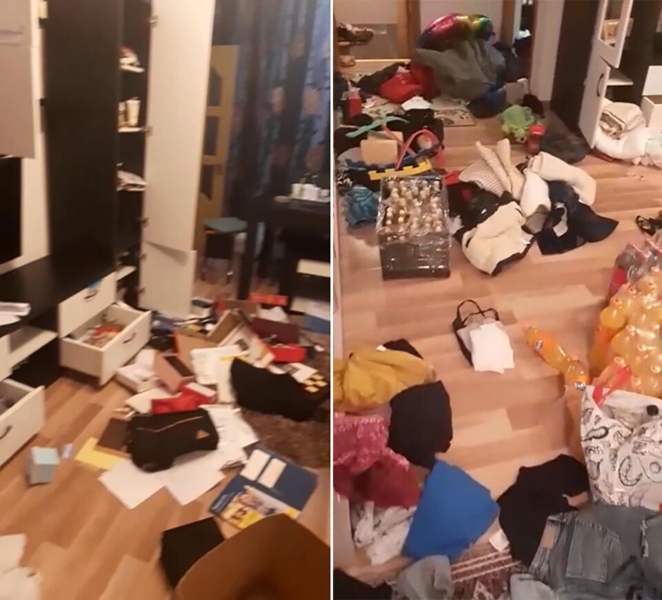 Casa răvășită de hoț în căutarea banilor