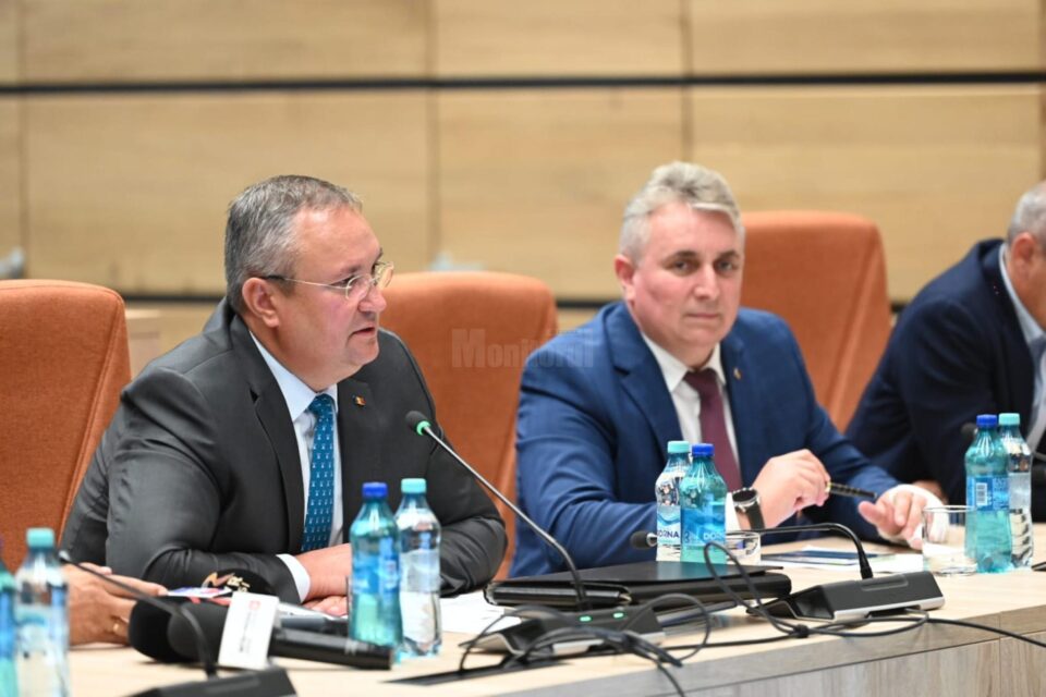 Premierul României, Nicolae Ciucă si ministrul Afacerilor Interne, Lucian Bode