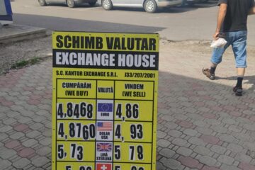 Dolarul a depășit euro și la casele de schimb valutar din Suceava