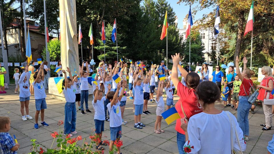 Refugiații ucraineni de la Suceava au marcat Ziua Independenței Ucrainei