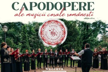 Capodopere ale muzicii corale românești interpretate de Corala „Ciprian Porumbescu”, în Parcul Central din Suceava