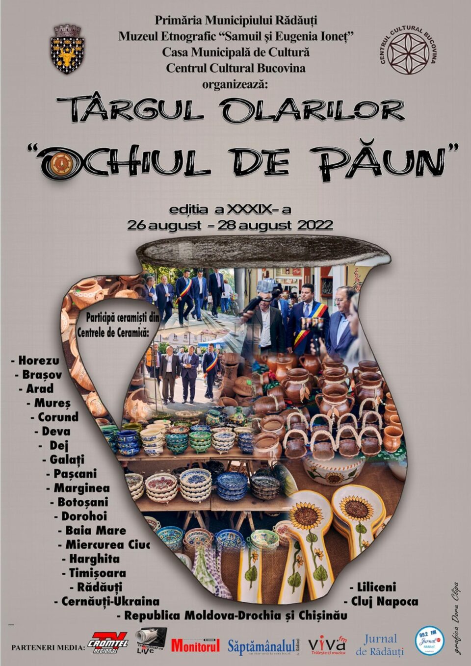 Târgul Olarilor „Ochiul de Păun” ediția 2022, la debut