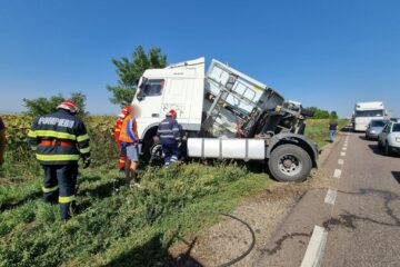 Accident fără victime pe E 85