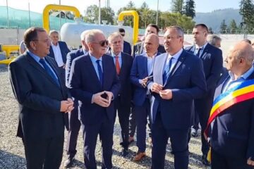 Inaugurarea magistralei de gaz metan Pojorâta - Vatra Dornei