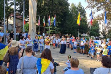 Refugiații ucraineni de la Suceava au marcat Ziua Independenței Ucrainei