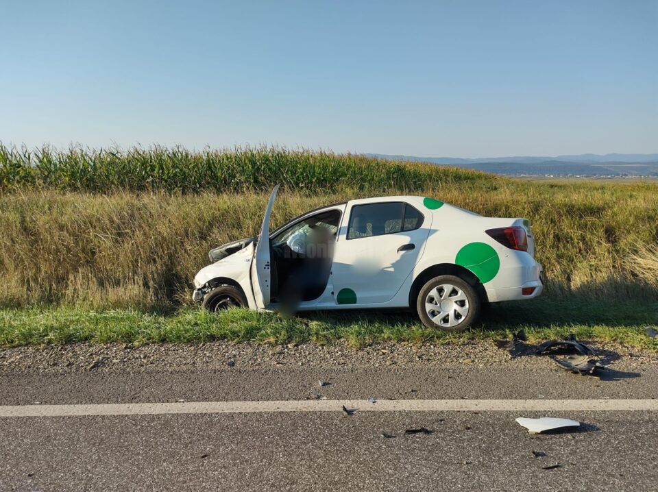 Mașina implicată în accident
