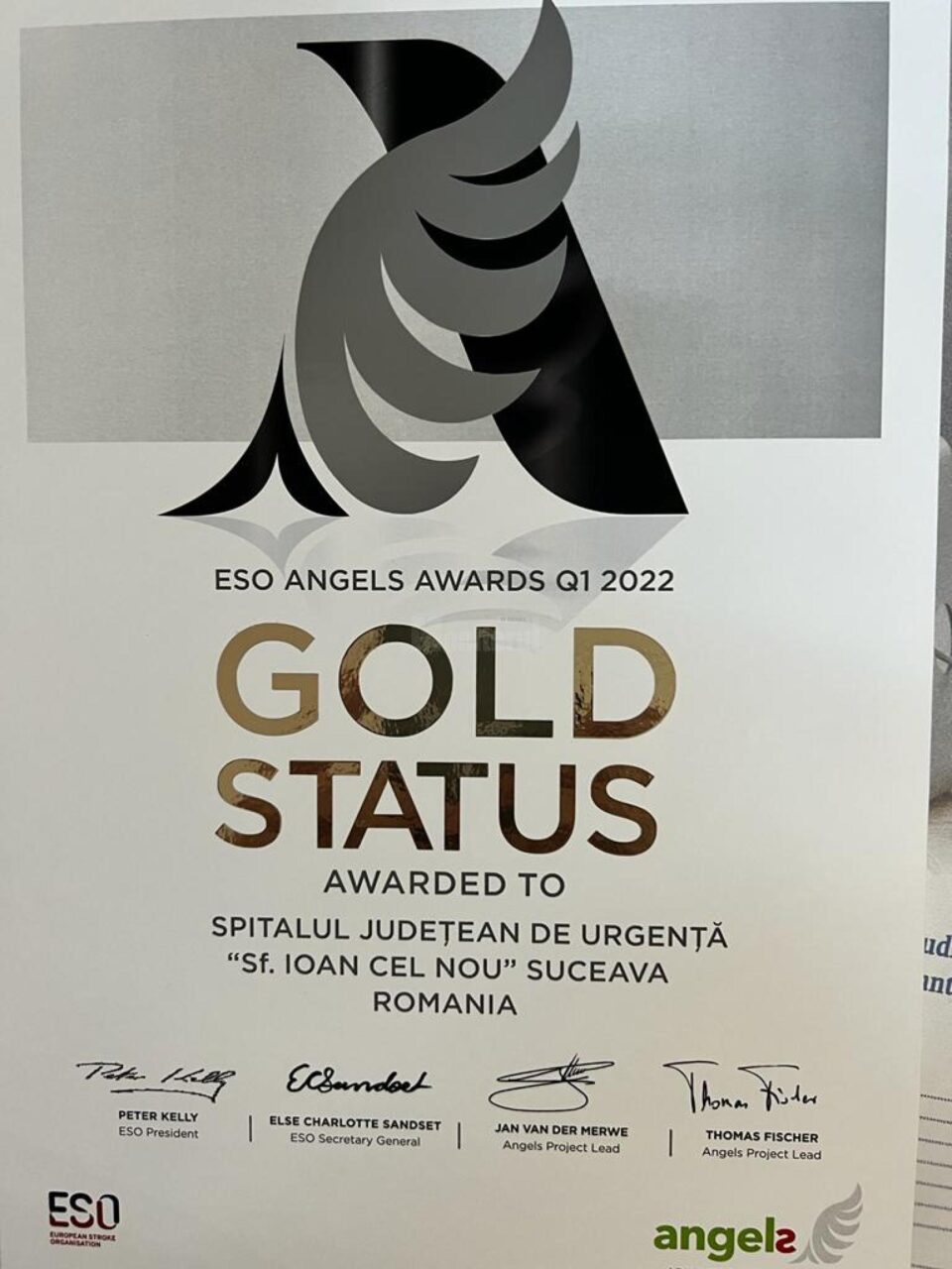 Premiul Angels Gold neurologie spital suceava