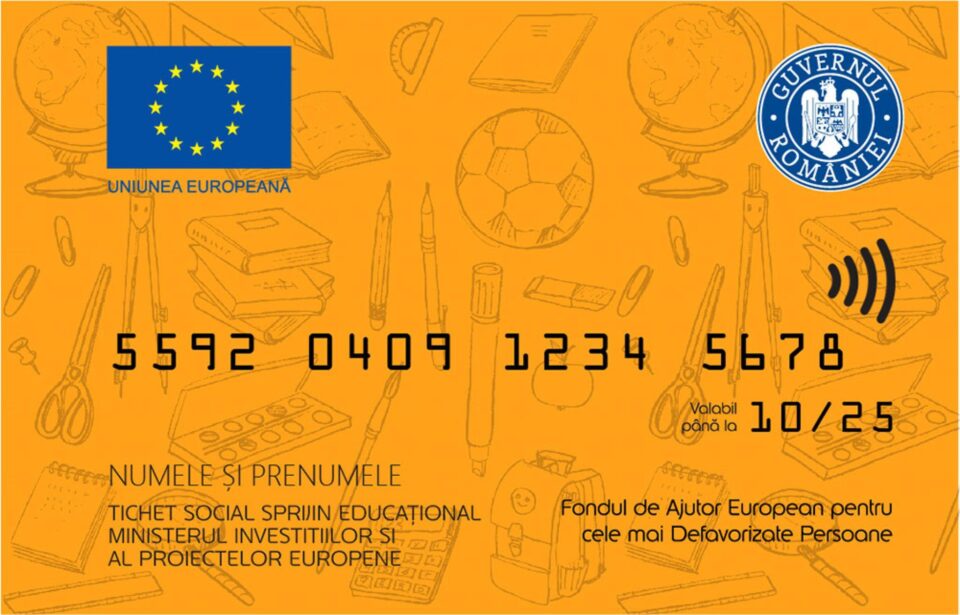 Tichetele sociale vor fi pe suport electronic