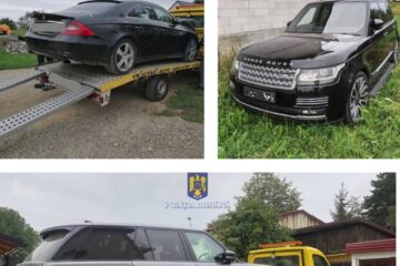 Polițiștii au ridicat în cadrul perchezițiilor trei mașini de lux, evaluate la aproximativ 60.000 de euro