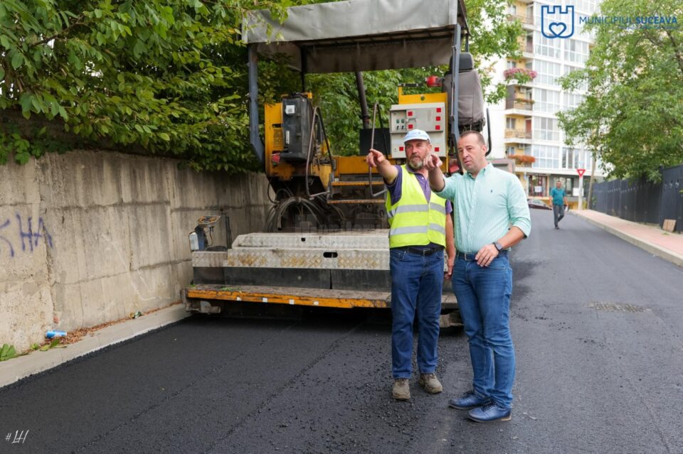 Strada Narciselor, refăcută inclusiv cu trotuar de acces către Liceul Filadelfia 3