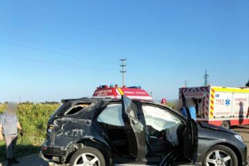 Accident la ieșirea din Salcea spre Verești