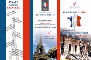 O nouă sesiune de cursuri de limba franceză, din octombrie, organizate de Alianța Franceză din Suceava