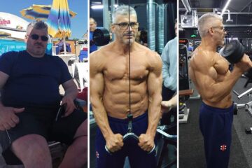 A slăbit aproape 70 de kilograme și a ajuns la 52 de ani Campion Național de Culturism