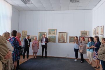 Pinacoteca Bibliotecii Bucovinei s-a îmbogățit cu 36 de lucrări de grafică și pictură în ulei semnate Dimitrie Loghin