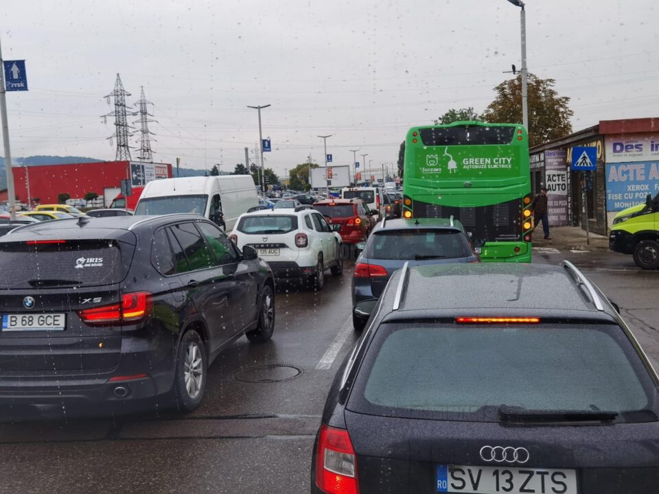 Trafic de coșmar din Centru spre Burdujeni