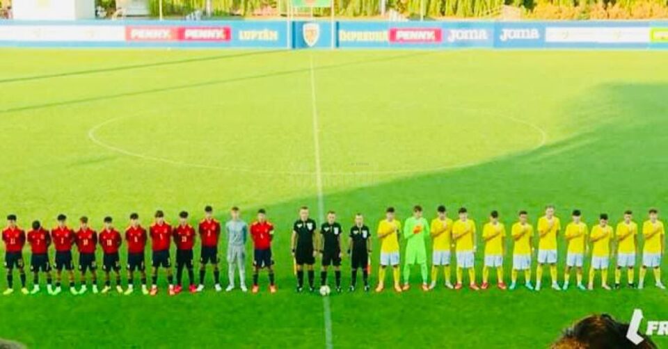 Partida Romania - Spania s-a jucat la Centrul National de Fotbal de la Buftea