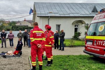 Intervenție SMURD la Centrul pentru Refugiați din Rădăuți
