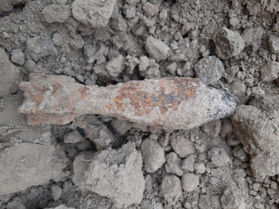 Bombă din Al Doilea Război Mondial. Foto infooradea.ro