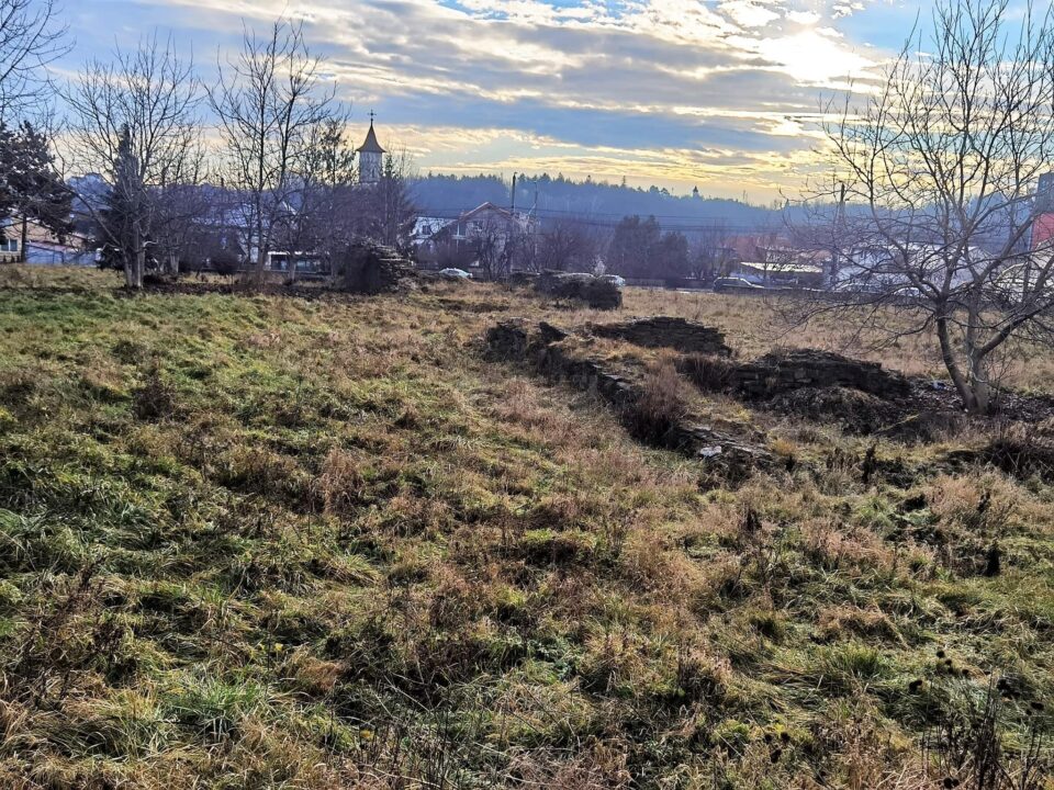 Ruinele Curții Domnești, din centrul municipiului Suceava