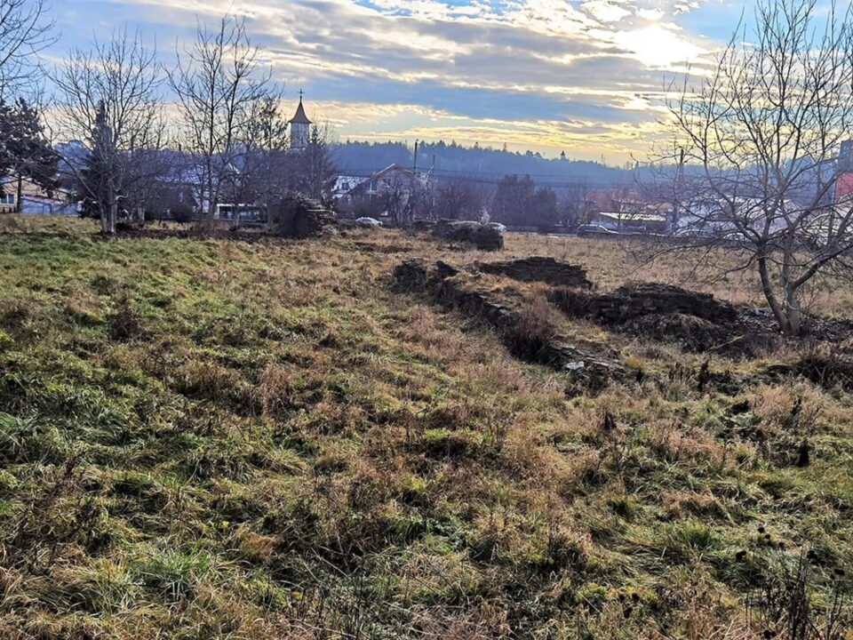 Ruinele Curții Domnești, din centrul municipiului Suceava