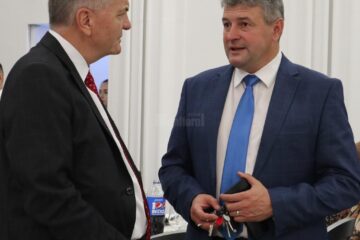 Cătălin Coman și președintele Rotary Geneva