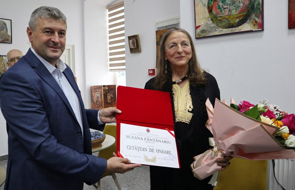 Prof. univ. dr. Suzana Fântânariu a primit titlul de Cetățean de Onoare al Municipiului Fălticeni