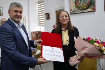 Prof. univ. dr. Suzana Fântânariu a primit titlul de Cetățean de Onoare al Municipiului Fălticeni