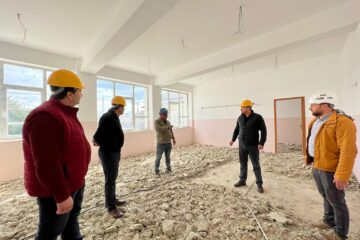 Primarul Bogdan Loghin a verificat lucrările de la Școala Nr. 6 din cartierul Obor
