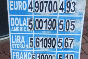 Dolarul se vinde cu 5,05 lei la casele de schimb valutar din Suceava