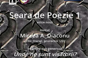 Seară de Poezie, vineri, la Teatrul Municipal „Matei Vișniec”