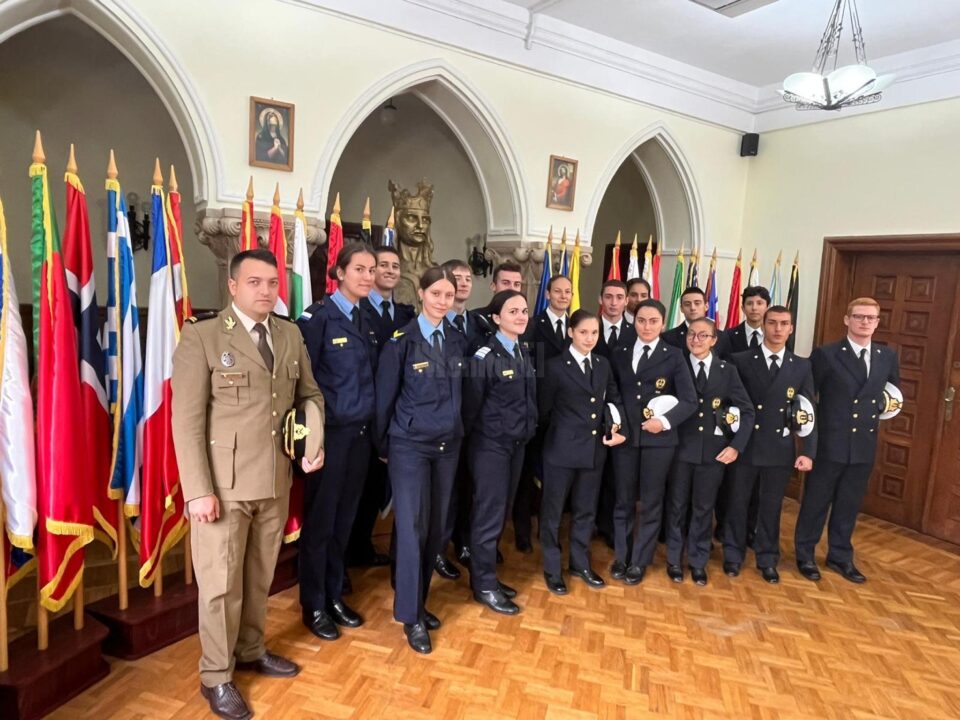 Cadeți italieni în vizită la Colegiul Național Militar „Ștefan cel Mare”