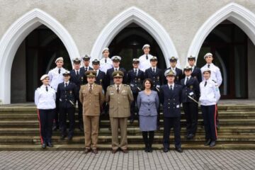 Cadeți italieni în vizită la Colegiul Național Militar „Ștefan cel Mare”